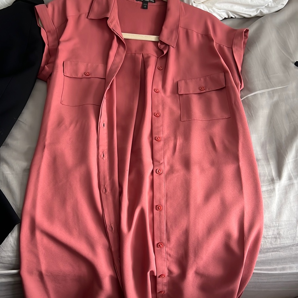 Express shirt dress S